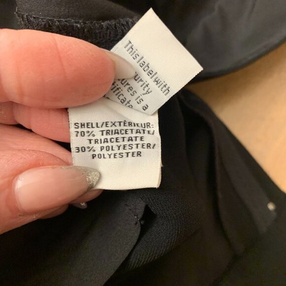 Diane Von Furstenberg New Carissa Straight Leg Cropped Trouser Size 0 Black - Picture 9 of 11